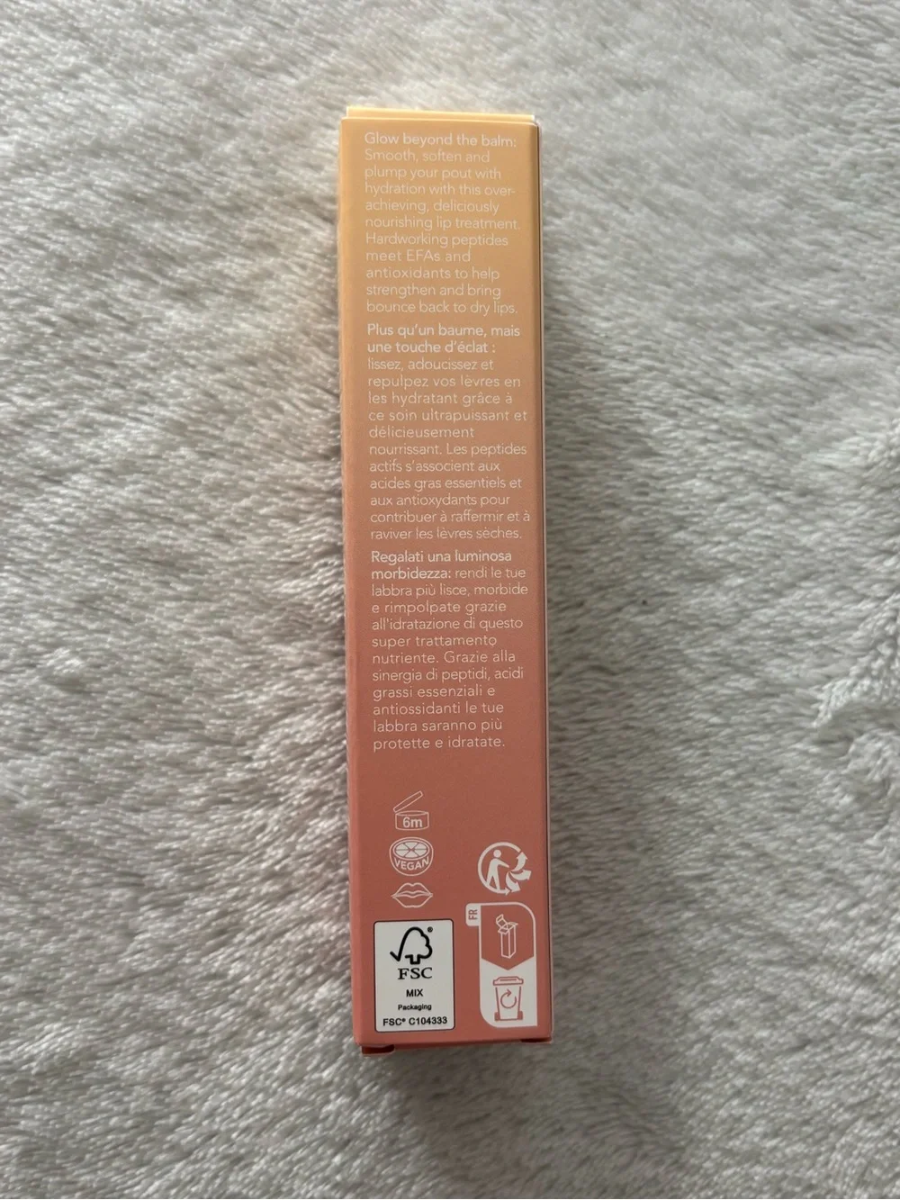 Ole Henriksen Pout Preserve Peptide Hydrating Lip Treatment Peach 0.4 fl oz